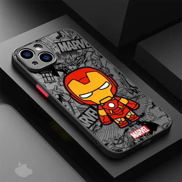 Marvel Groot Spiderman Cartoon Case for iPhone 17 16 Pro 15 17 Pro Max 14 13 12 11 XS 14 Pro Max 16 Plus 14Pro XR 12Pro Cover