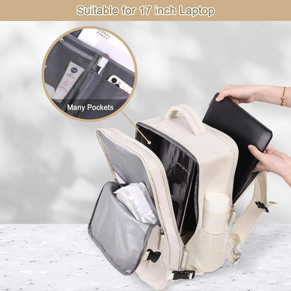 Travel Backpack, Carry-On Backpack for Men Women,Flight Approved,40L,Yellow