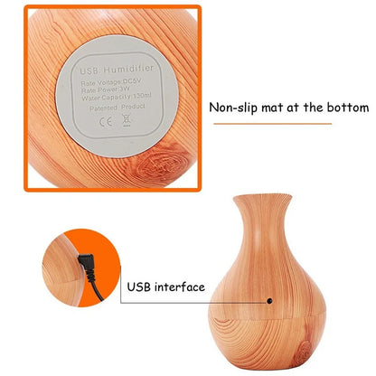 Air Aroma Essential Oil Diffuser LED Ultrasonic Aroma Aromatherapy Humidifier