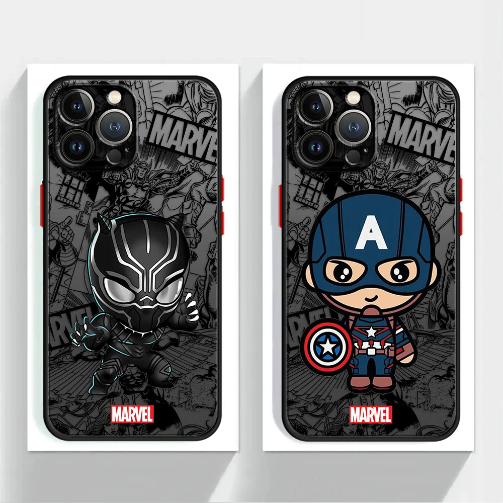 Marvel Groot Spiderman Cartoon Case for iPhone 17 16 Pro 15 17 Pro Max 14 13 12 11 XS 14 Pro Max 16 Plus 14Pro XR 12Pro Cover