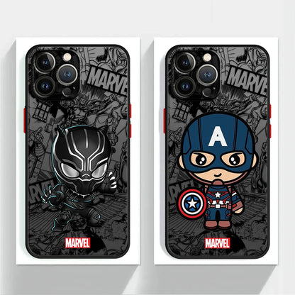 Marvel Groot Spiderman Cartoon Case for iPhone 17 16 Pro 15 17 Pro Max 14 13 12 11 XS 14 Pro Max 16 Plus 14Pro XR 12Pro Cover