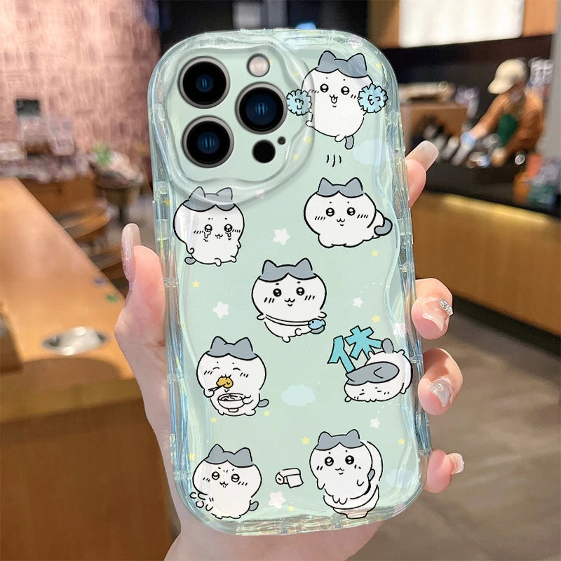 Adorable Plump Rabbit C-Chiikawas Usagi Case for iPhone 17 Air 16 E 15 14 Plus 13 12 Mini 11 Pro Max Shockproof Covers Funda
