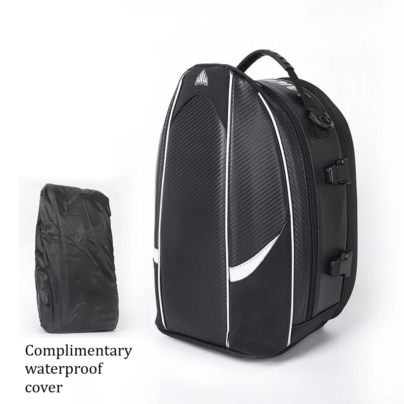 Motorbike Touring Luggage Multifunctional Hard Shell Tail Bag Waterproof Rear Seat Shoulder Crossbody For Motorcycle