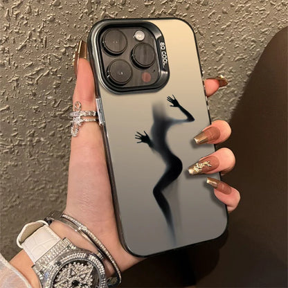 Sexy luxury patterned matte phone case suitable for iPhone 17 16 15 14 13 12 Pro Max 17 Air 16E Anti fall and durable Cover