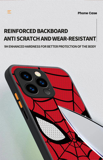 Marvel Spider Man Cool Phone Phone Case for iPhone 17 Air 15 16E 16 14 13 12 11 Pro Max XR 7 8 Plus SE 2020 Matte PC Back Cover