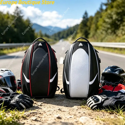 Motorbike Touring Luggage Multifunctional Hard Shell Tail Bag Waterproof Rear Seat Shoulder Crossbody For Motorcycle