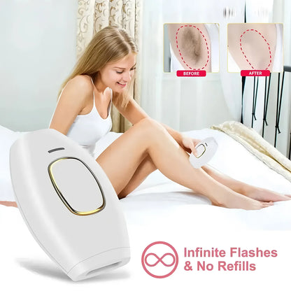 Ipl Hair Removal Laser Epilator 500000 Fast Flash Hair Remover Painless Permanent Photoepilator Whole Body Treament For Women