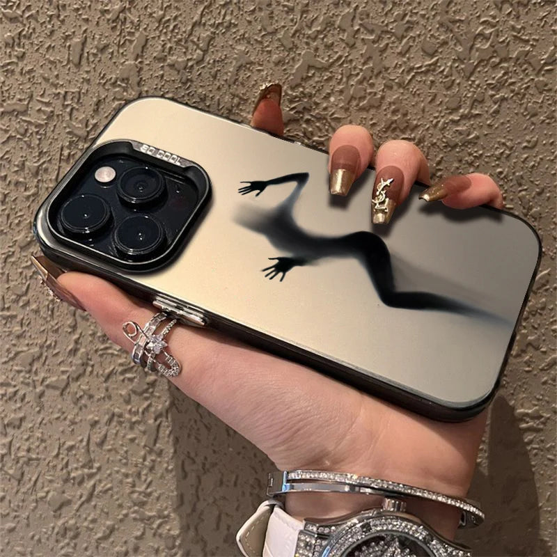 Sexy luxury patterned matte phone case suitable for iPhone 17 16 15 14 13 12 Pro Max 17 Air 16E Anti fall and durable Cover