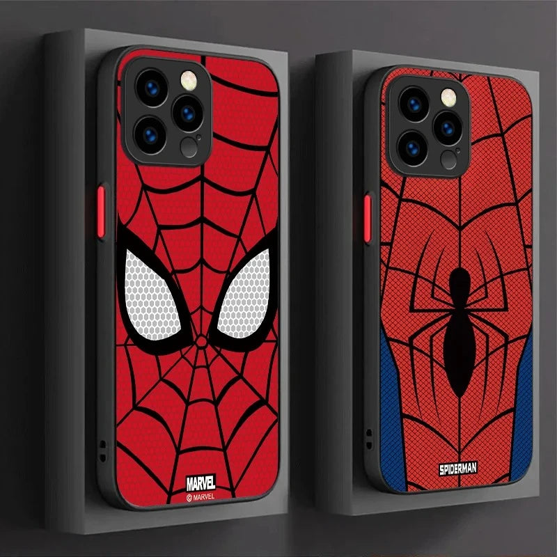 Marvel Spider Man Cool Phone Phone Case for iPhone 17 Air 15 16E 16 14 13 12 11 Pro Max XR 7 8 Plus SE 2020 Matte PC Back Cover