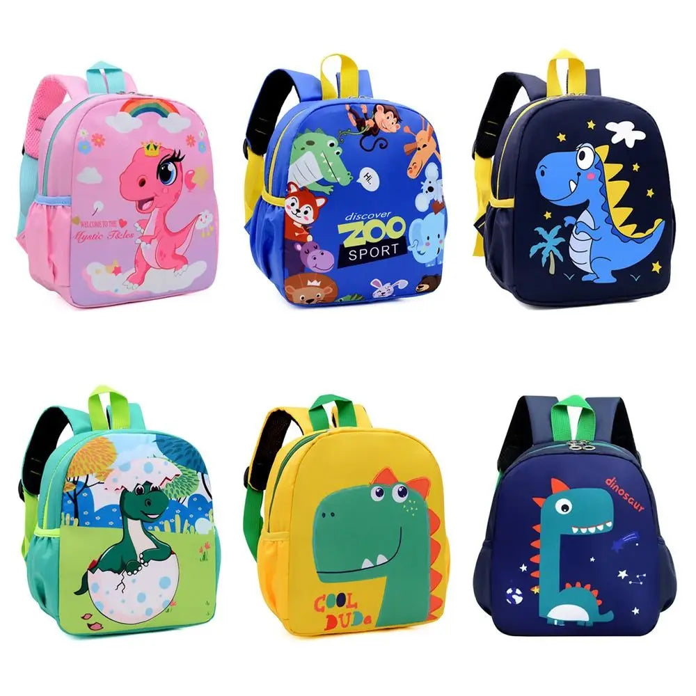 Kindergarten Children Backpack Cartoon Cute Little Animal Little Dinosaur Backpack Kids Boys Girls Student Bag