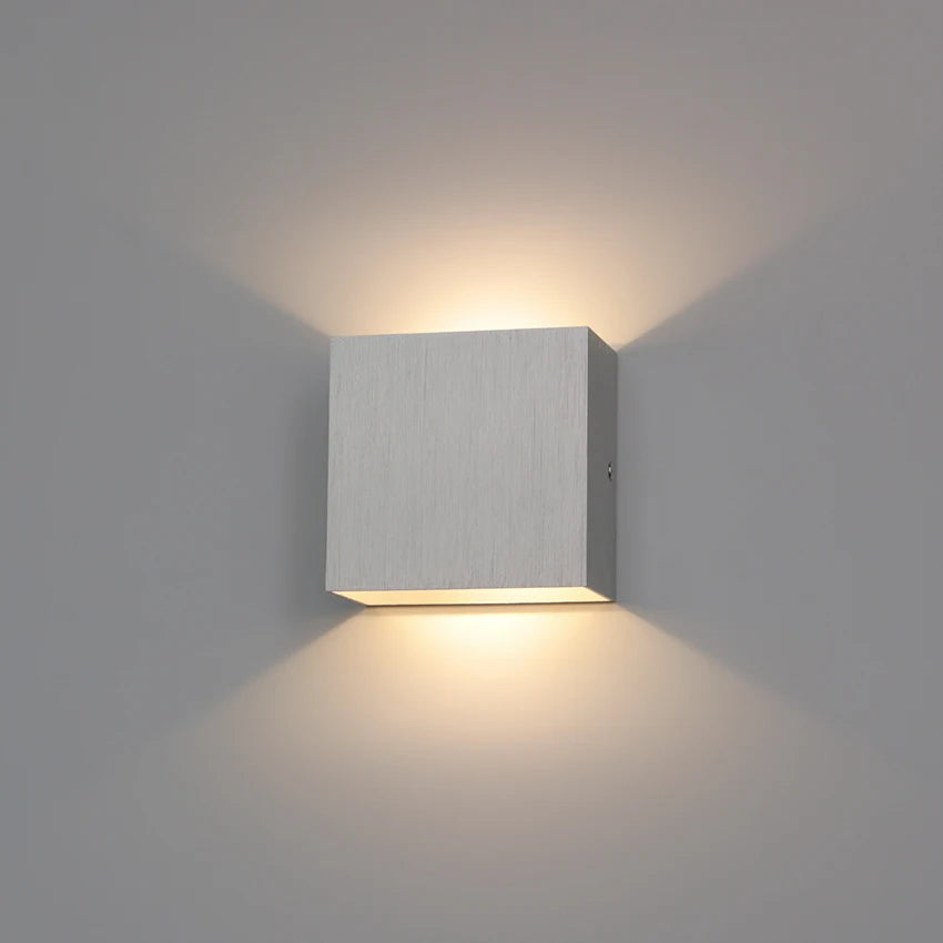 Modern 6W LED Wall Light Indoor Minimalist Wall Lamp Living Room Bedroom Corridor Lighting Decor Wall Sconce Aluminum Luminaire