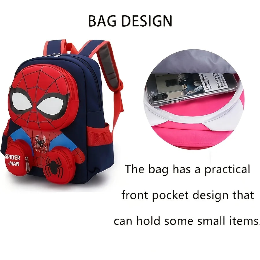 Red Spider Backpack, Large Capacity Foldable Outdoors Daypack, Gift for Christmas/Birthday