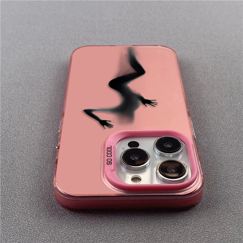 Sexy luxury patterned matte phone case suitable for iPhone 17 16 15 14 13 12 Pro Max 17 Air 16E Anti fall and durable Cover