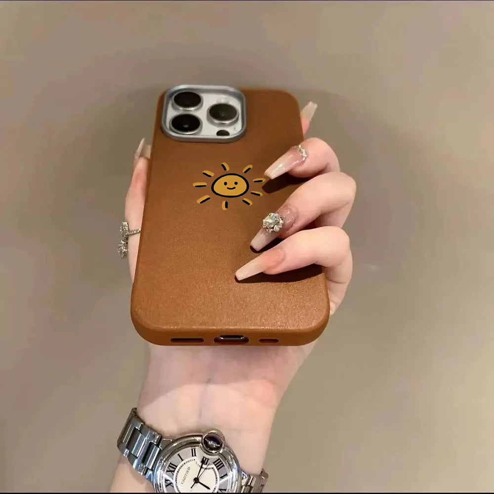 Moon and Sun Couple Paired Phone Case For iPhone 17 16 15 Pro Max Plus 15 14 Pro 13 12 11 7 8 SE 16E XR XS Cases Anti Fall Funda