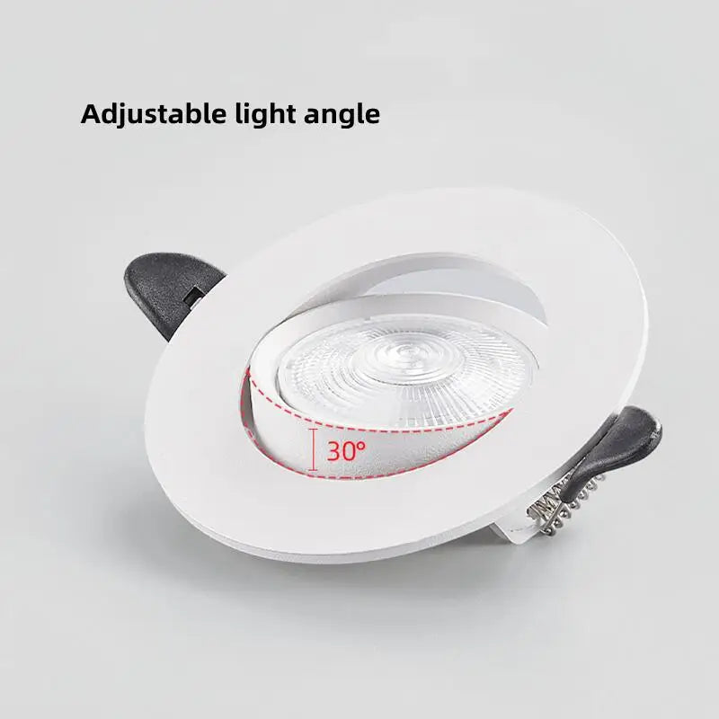Minimalist ultra-thin spotlight LED embedded COB downlight suitable for thin ceiling household commercial wholesale price
