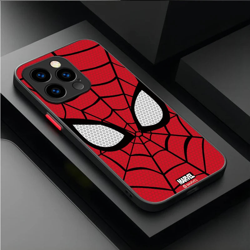 Marvel Spider Man Cool Phone Phone Case for iPhone 17 Air 15 16E 16 14 13 12 11 Pro Max XR 7 8 Plus SE 2020 Matte PC Back Cover