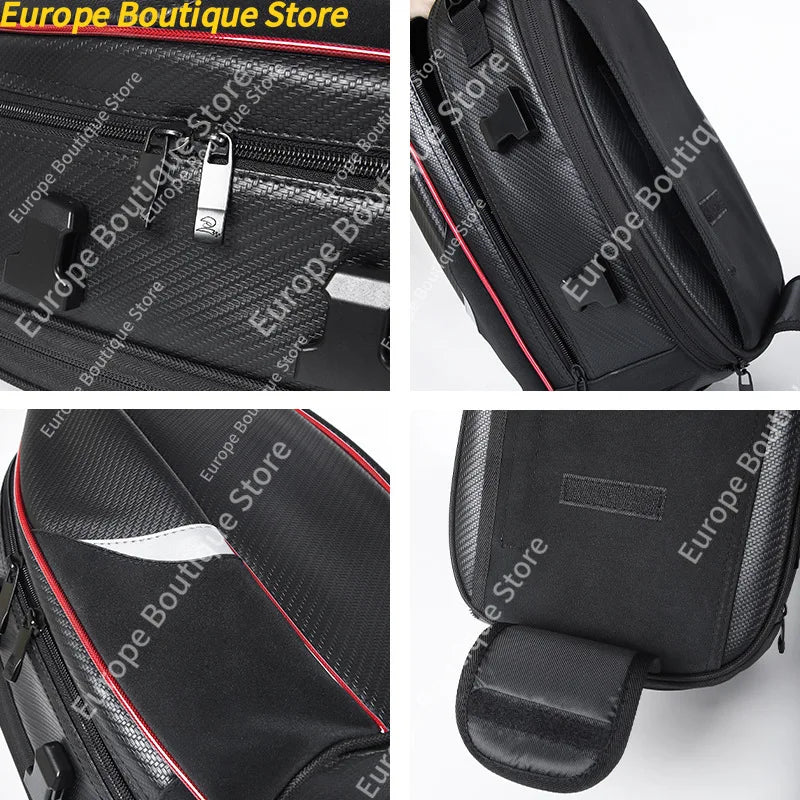 Motorbike Touring Luggage Multifunctional Hard Shell Tail Bag Waterproof Rear Seat Shoulder Crossbody For Motorcycle