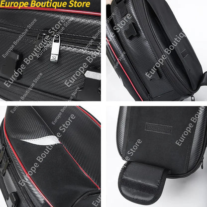Motorbike Touring Luggage Multifunctional Hard Shell Tail Bag Waterproof Rear Seat Shoulder Crossbody For Motorcycle