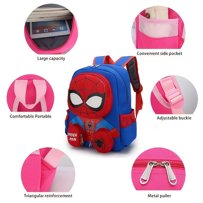 Red Spider Backpack, Large Capacity Foldable Outdoors Daypack, Gift for Christmas/Birthday