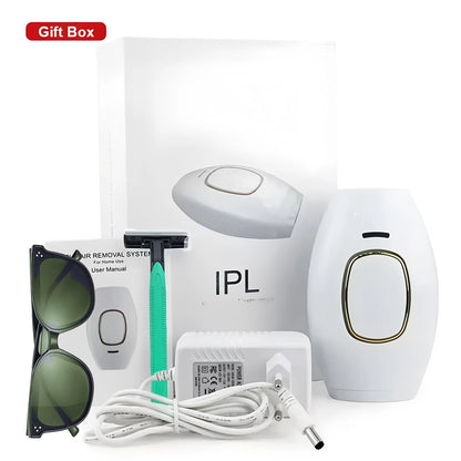 Ipl Hair Removal Laser Epilator 500000 Fast Flash Hair Remover Painless Permanent Photoepilator Whole Body Treament For Women