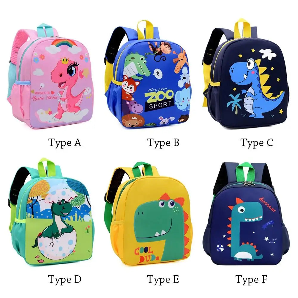 Kindergarten Children Backpack Cartoon Cute Little Animal Little Dinosaur Backpack Kids Boys Girls Student Bag