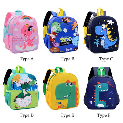 Kindergarten Children Backpack Cartoon Cute Little Animal Little Dinosaur Backpack Kids Boys Girls Student Bag