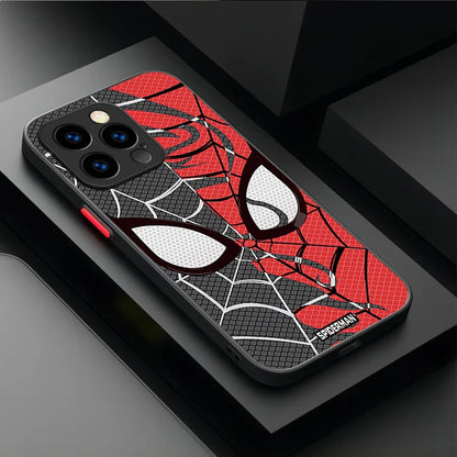 Marvel Spider Man Cool Phone Phone Case for iPhone 17 Air 15 16E 16 14 13 12 11 Pro Max XR 7 8 Plus SE 2020 Matte PC Back Cover