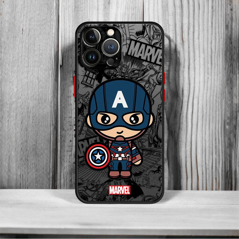 Marvel Groot Spiderman Cartoon Case for iPhone 17 16 Pro 15 17 Pro Max 14 13 12 11 XS 14 Pro Max 16 Plus 14Pro XR 12Pro Cover