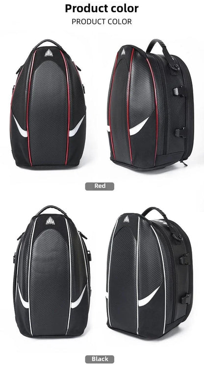 Motorbike Touring Luggage Multifunctional Hard Shell Tail Bag Waterproof Rear Seat Shoulder Crossbody For Motorcycle
