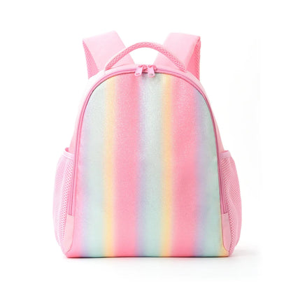 Feihong Cross-border Children's Backpack Primary School Student Rainbow School Bag Children's Backpack Travel Lightweight Casual
