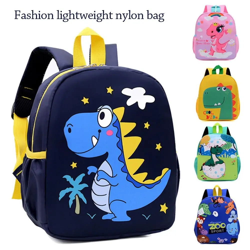 Kindergarten Children Backpack Cartoon Cute Little Animal Little Dinosaur Backpack Kids Boys Girls Student Bag