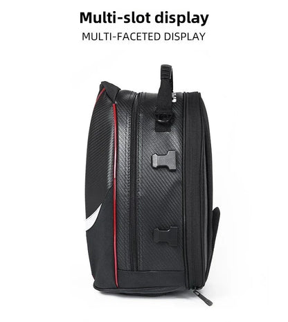 Motorbike Touring Luggage Multifunctional Hard Shell Tail Bag Waterproof Rear Seat Shoulder Crossbody For Motorcycle