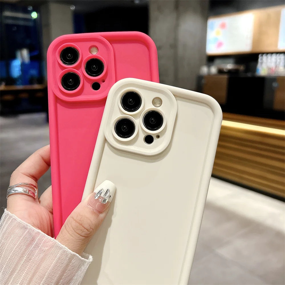Phone Case For iPhone 14 13 15 16 Pro Max 17 Air 16E 12 11 X XS 8 Plus SE2022 Crossbody Adjustable Lanyard Strap Rope Soft Cover