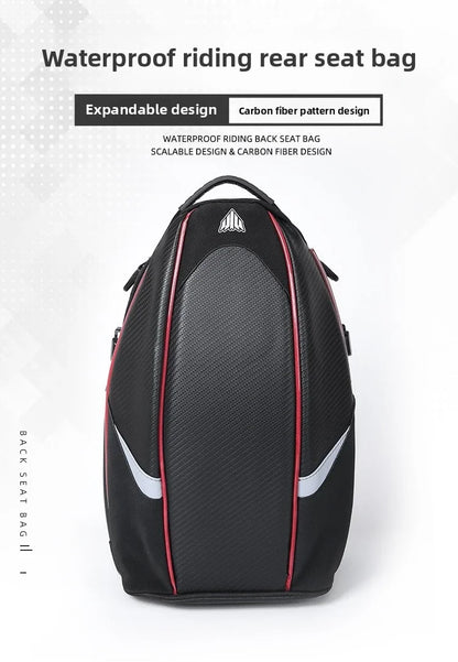 Motorbike Touring Luggage Multifunctional Hard Shell Tail Bag Waterproof Rear Seat Shoulder Crossbody For Motorcycle