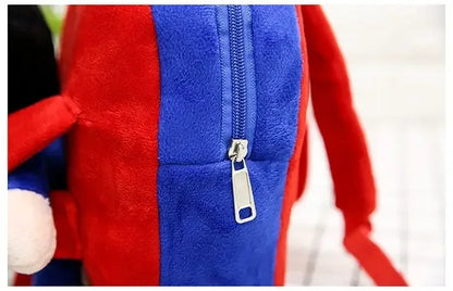 Cartoon cartoon fashion character backpack children casual plush backpack cute kindergarten boy and girl schoolbag gift